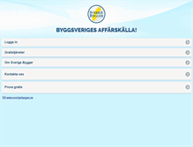 Tablet Screenshot of mobil.sverigebygger.se